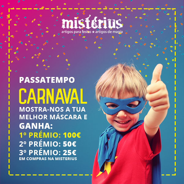 Regulamento do Passatempo Facebook – Melhor Máscara de Carnaval!
