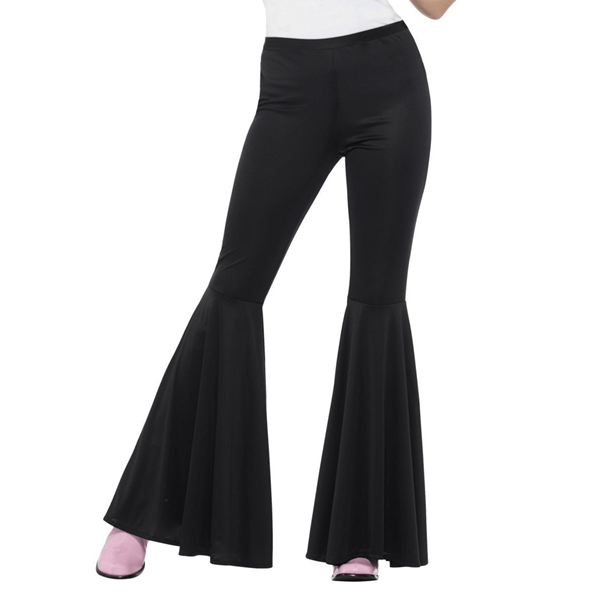 Calças Pretas à Boca de Sino para Mulher, Adulto