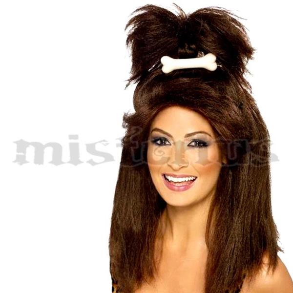 Peruca Mulher das Cavernas com Osso Peruca Mulher das Cavernas com Osso