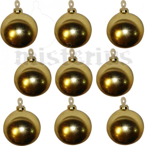 Bolas de Natal Douradas, 3 cm Bolas de Natal Douradas, 3 cm
